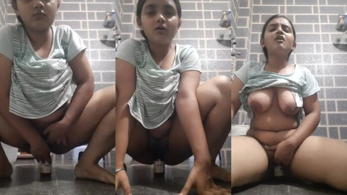 Desi Bitch Putting Bottle Inside Her Pussy Video Full